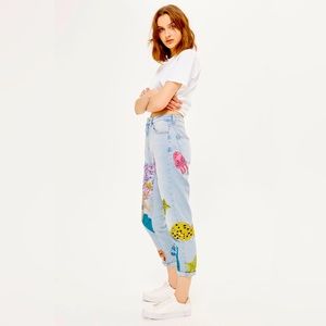 MOTO Mermaid Mom Jeans Topshop